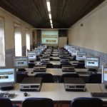 classroom full of computers