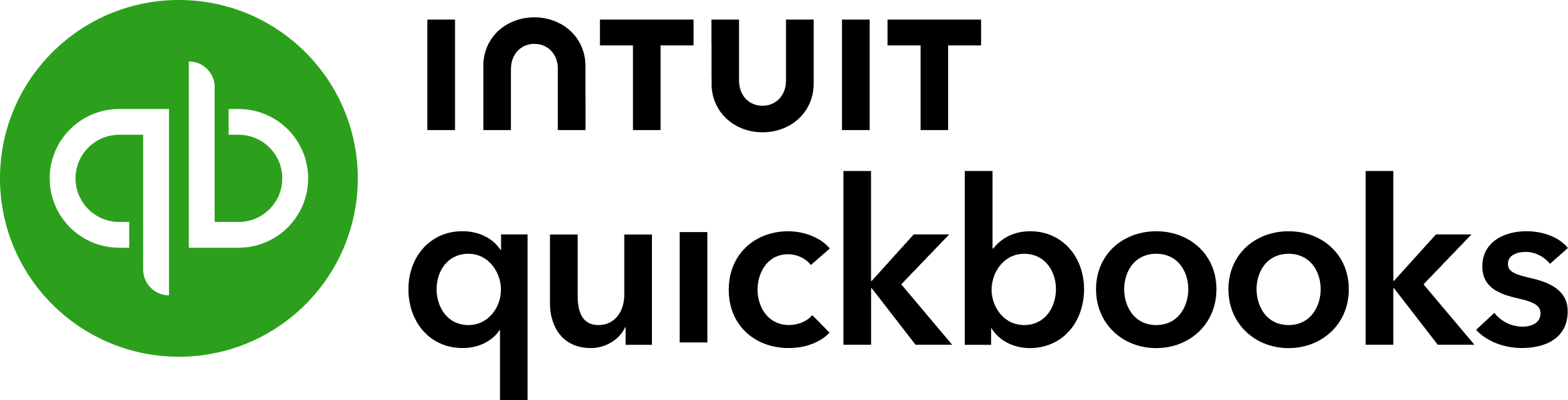 quickbooks brand preferred logo 50 50 black
